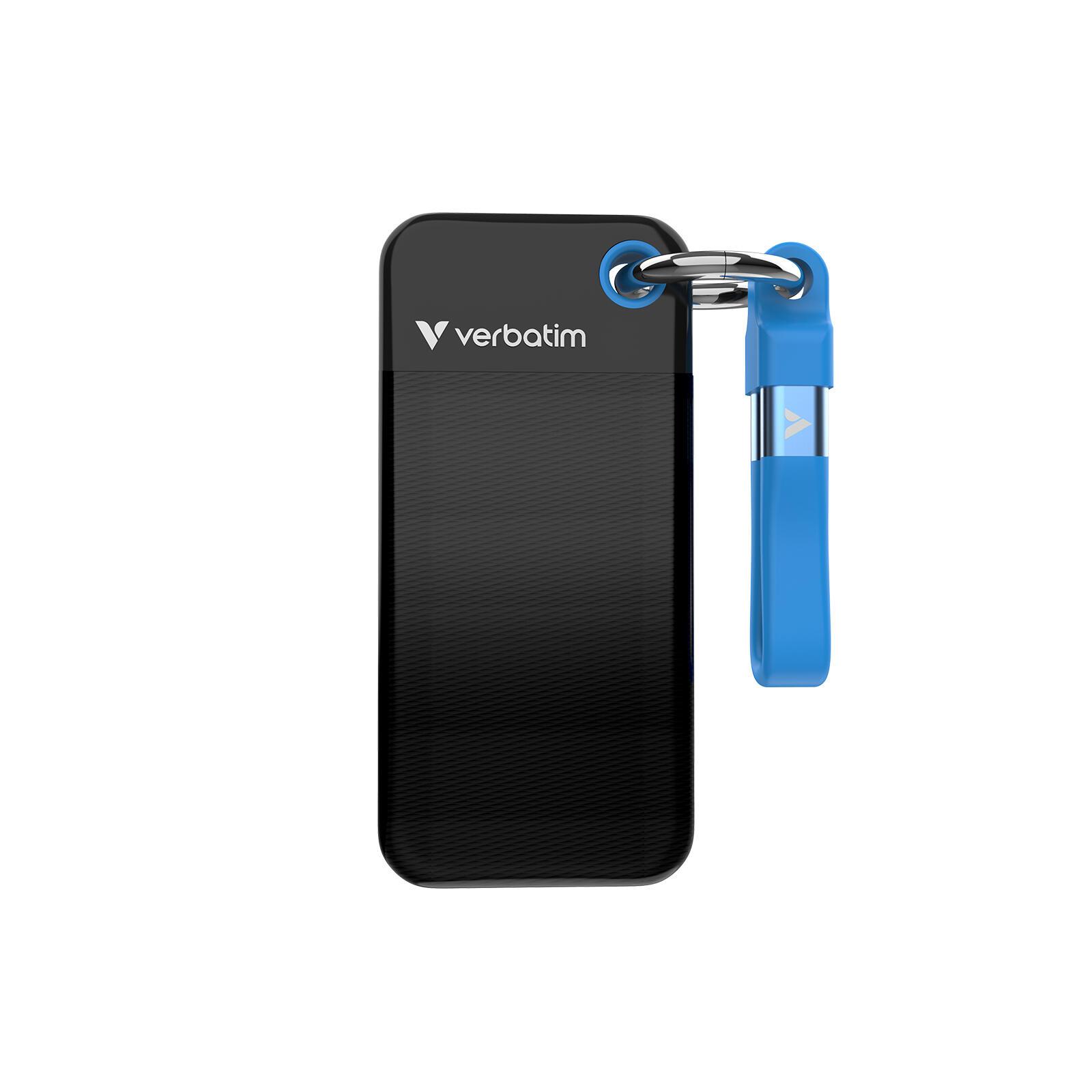 SSD e Jashtme Verbatim Pocket / 2TB / USB-C 3.2 Gen 2 - Zezë/Blu