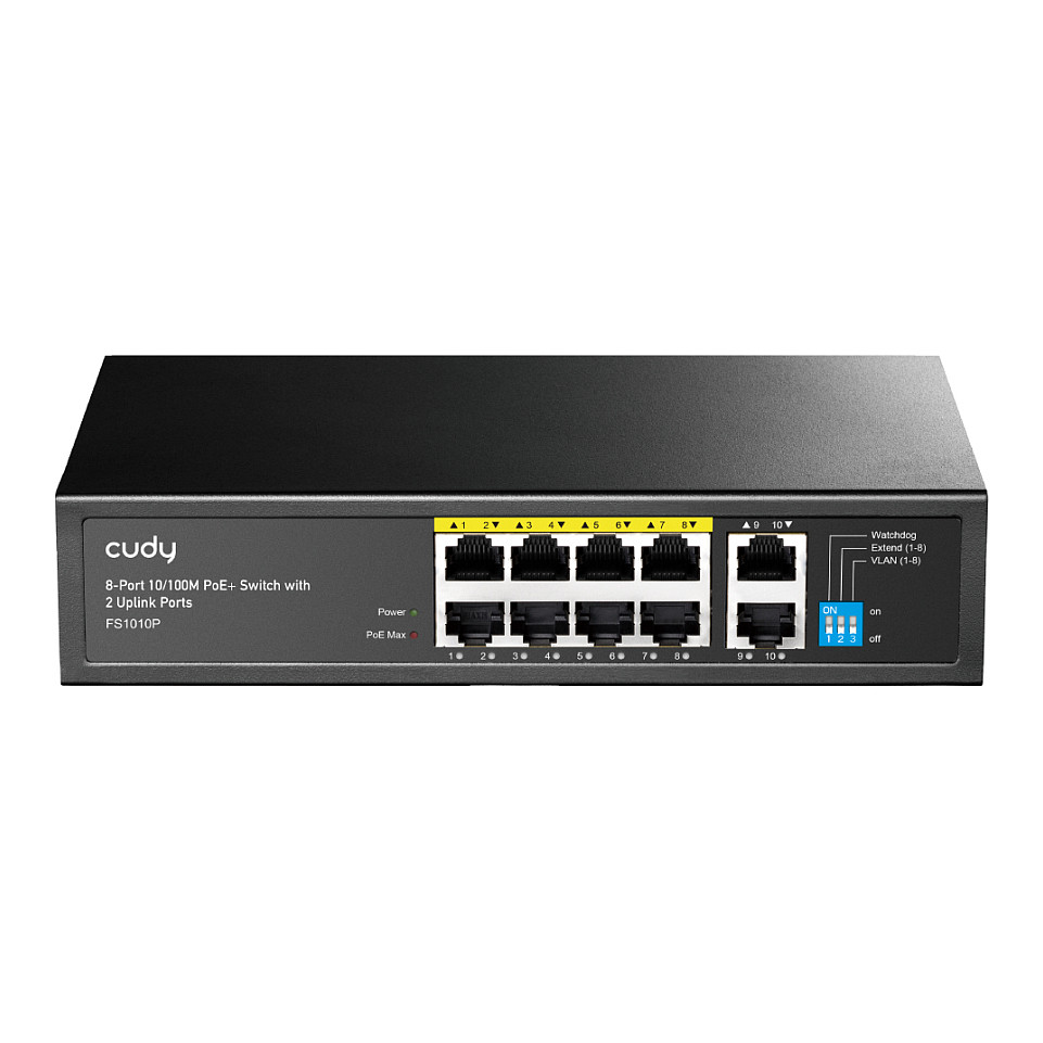 Switch 8P Cudy FS1010P PoE+ - 1