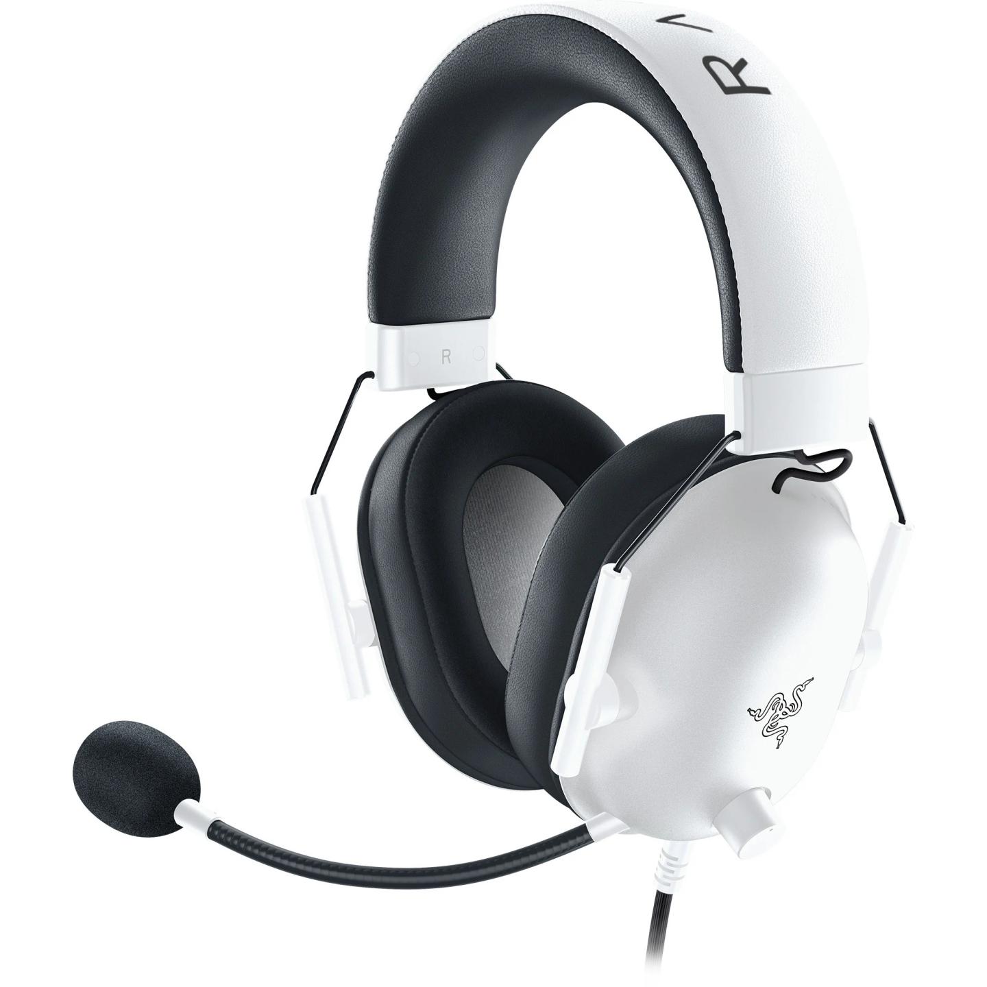 Kufje Gaming Razer BlackShark V2 X PlayStation Licensed / Wired / 3.5mm / TriForce 50mm / HyperClear Cardioid Mic - Bardhë - 2
