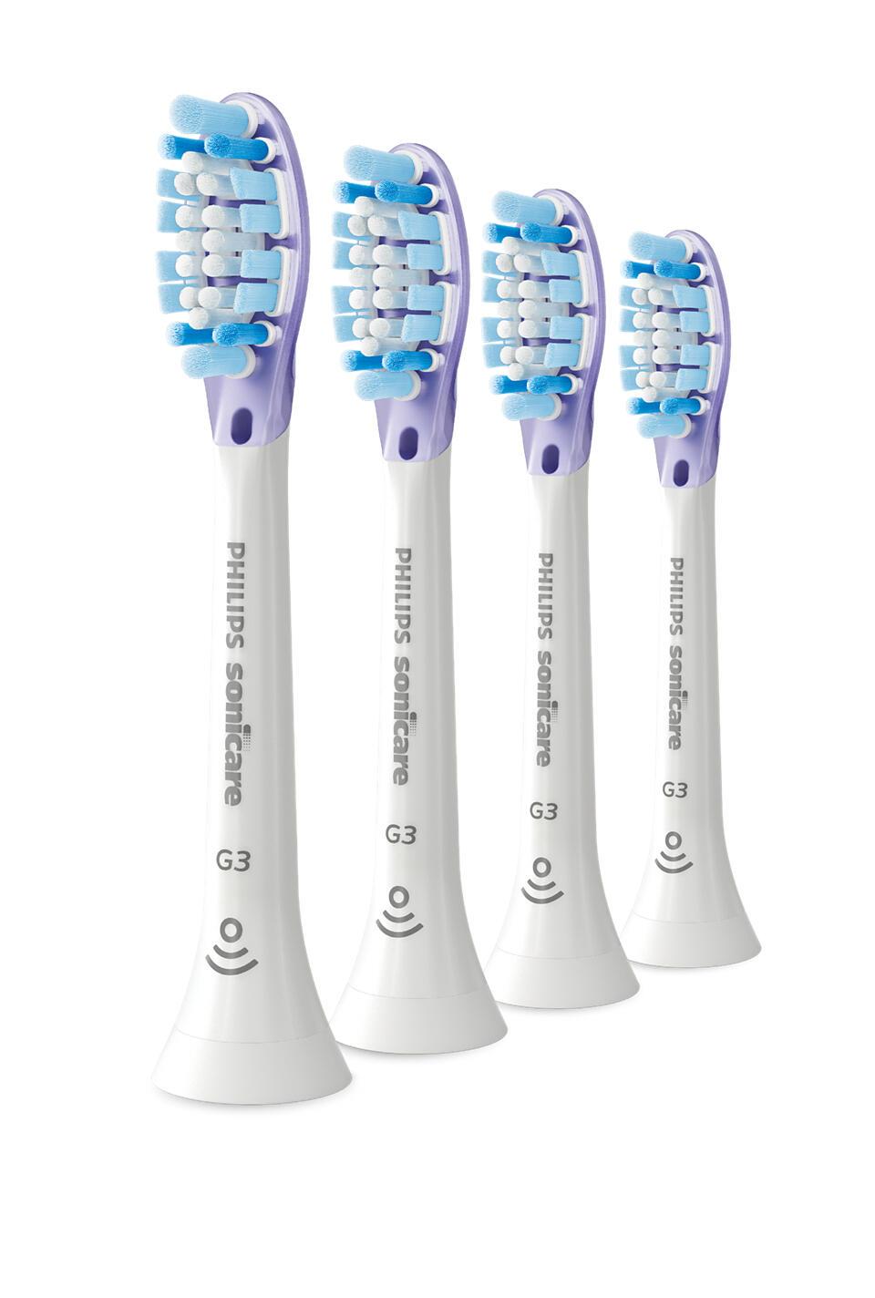 Koka zëvendësuese për furçë elektrike Philips Sonicare G3 Premium Gum Care / 4 copë - Bardhë - 1