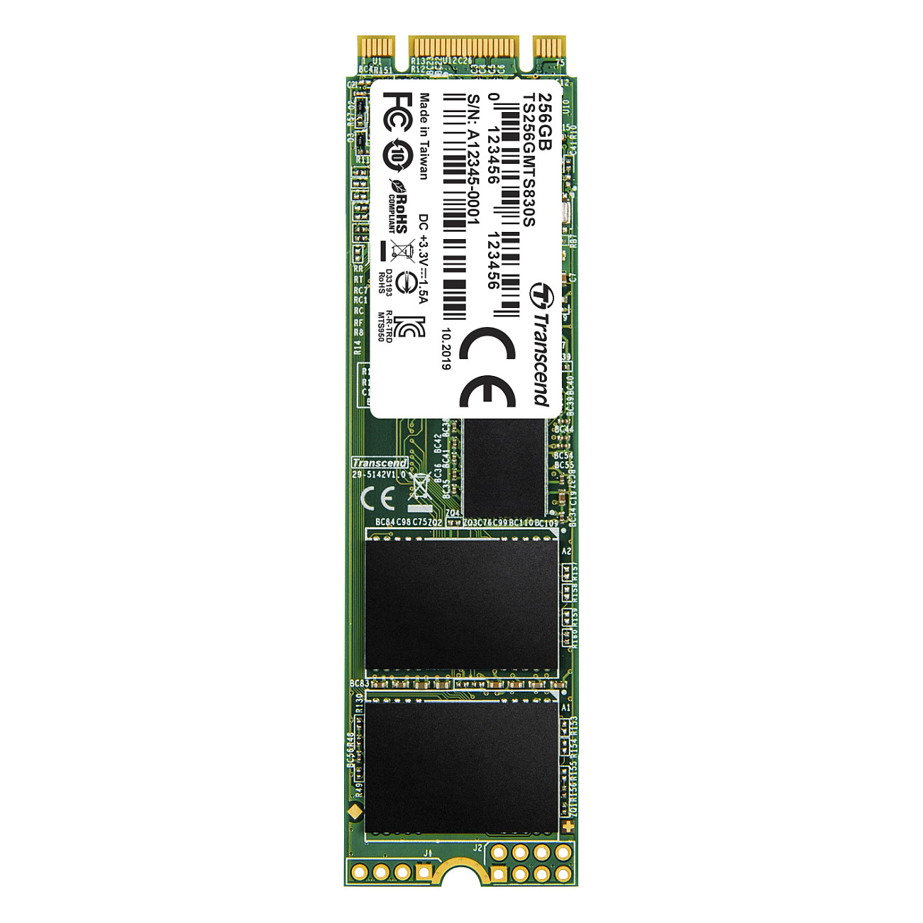 SSD e Brendshme Transcend 830S / 256GB / M.2 SATA III - 2