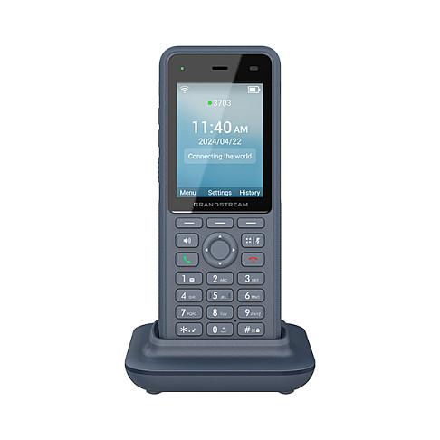 Telefon VoIP Grandstream WP836, Wi-Fi 6, 3 llogari SIP, ekran 2.8" me ngjyra - Blu