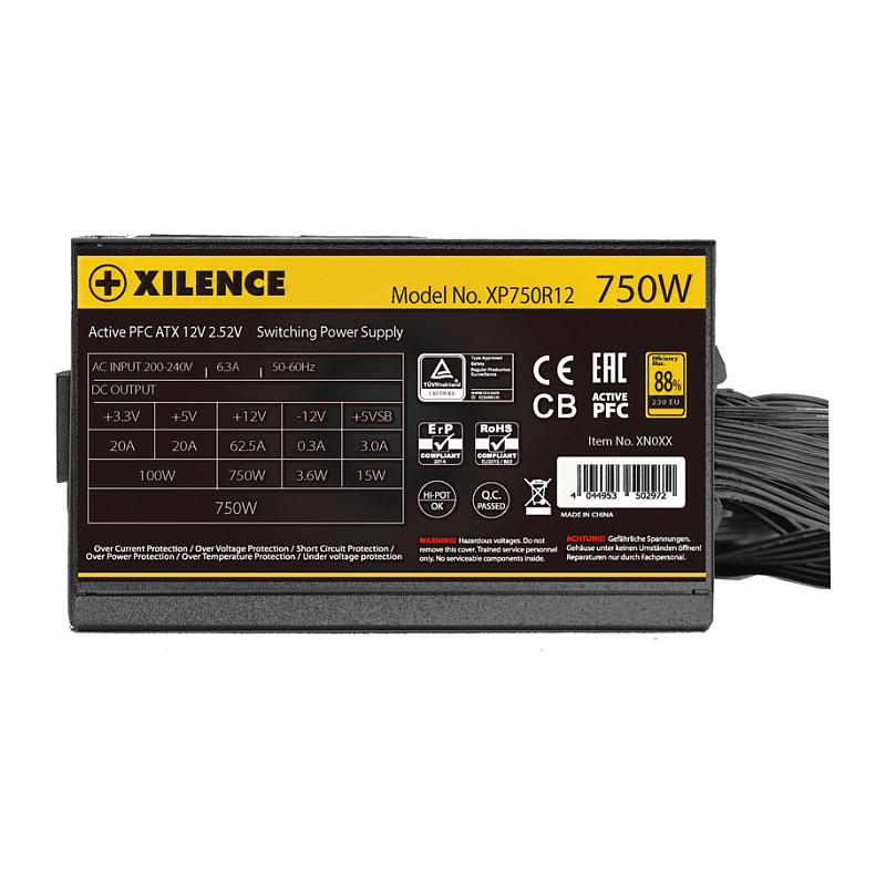 Furnizues Energjie Xilence XP750R12.ARGB, 750W, 80 PLUS Gold, ATX 12V 2.52, ARGB – Zezë - 5