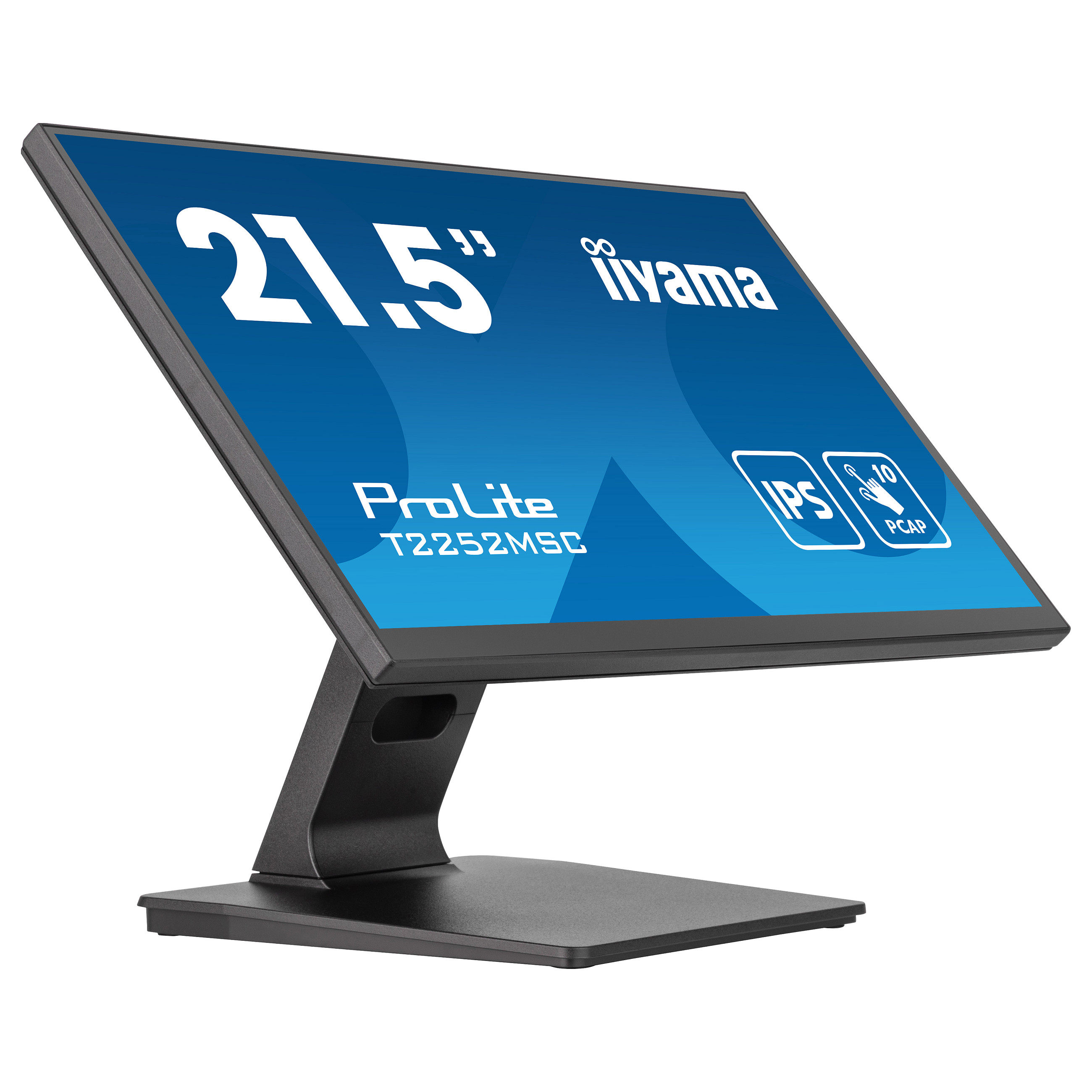 Monitor iiyama T2252MSC-B2 / 21.5"/  Full HD IPS LCD Multi Touch / 5ms / HDMI+DP+USB - Zezë - 1