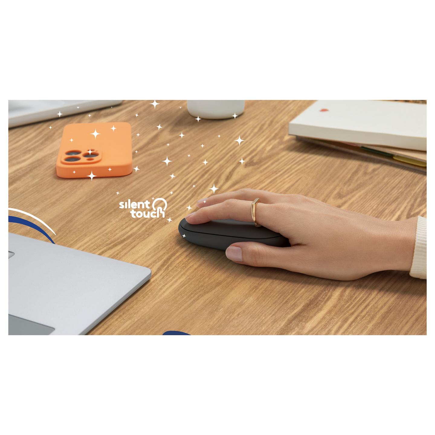 Maus pa kabllo Logitech Pebble 2 M350s / Optik / 4000 DPI / 3 Butona / SilentTouch - Hiri - 8