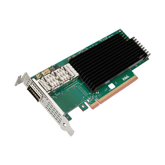 Karta të Rrjetit Intel E835-CCQDA1, PCIe 4.0 x16 ose PCIe 5.0 x8, 1x QSFP28, 10–200GbE, Intel Ethernet Controller E835, Low Profile