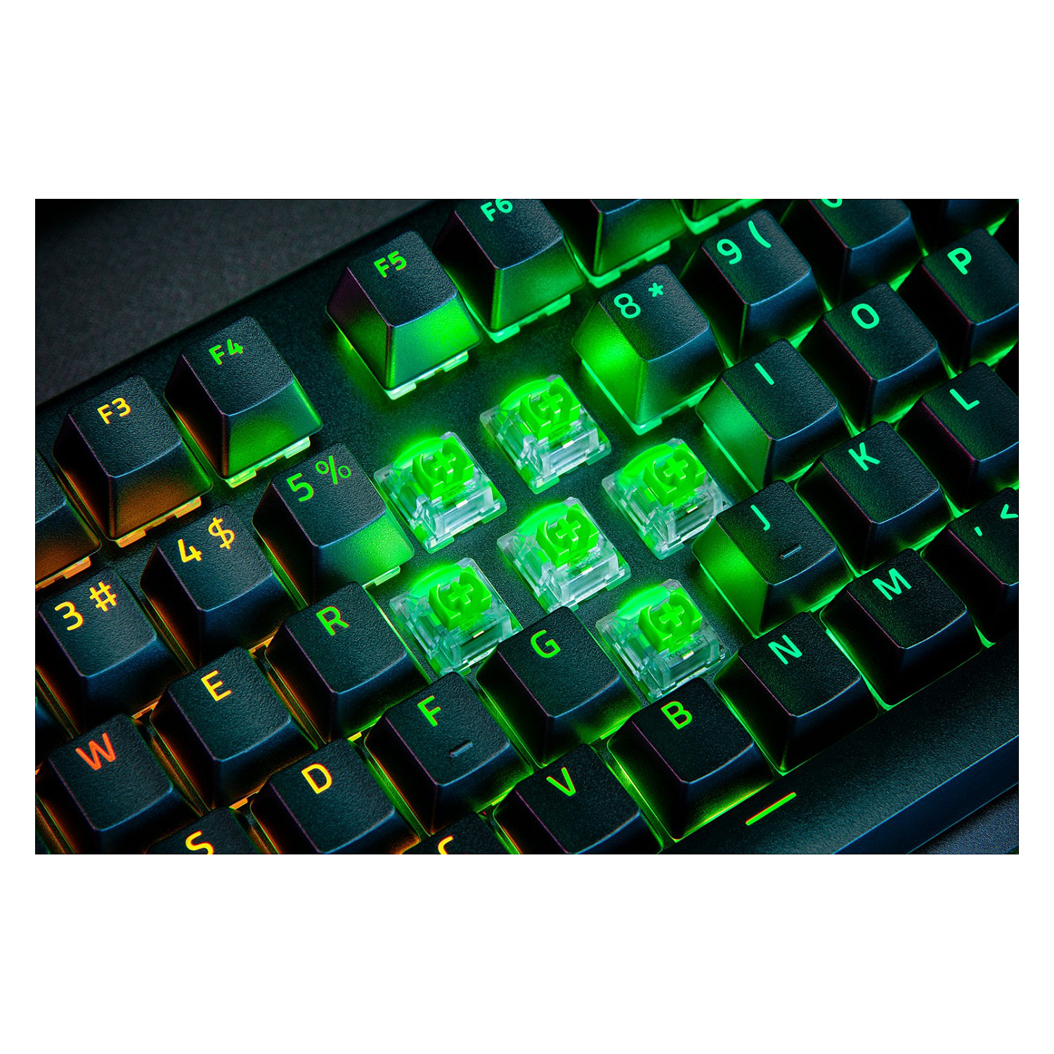 Tastierë Gaming Razer BlackWidow V4 Pro Green Switches Wired / QWERTZ - Zezë - 6