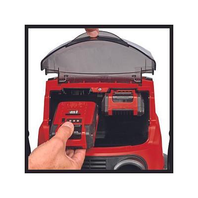 Fshesë Elektrike Einhell TP-VC 36/30 S Auto-Solo Professional, 36V, 30L, Pastrim i Thatë dhe i Lagësht - Kuqe/Argjend - 2