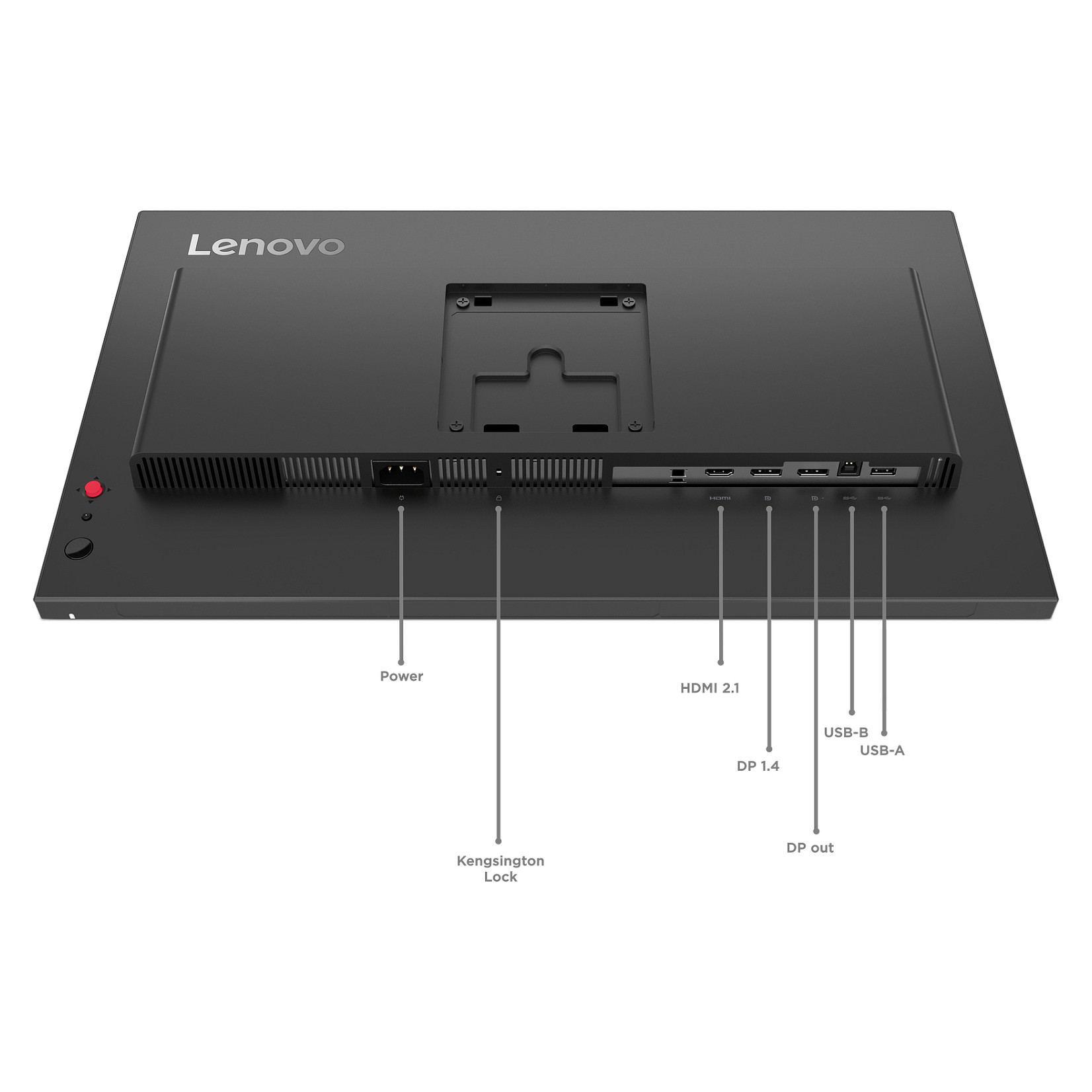 Monitor Lenovo ThinkVision P24Q-40 / 23.8"/ Quad HD IPS / LCD / 120Hz / 6ms / HDMI+USB+DP - Zezë - 9