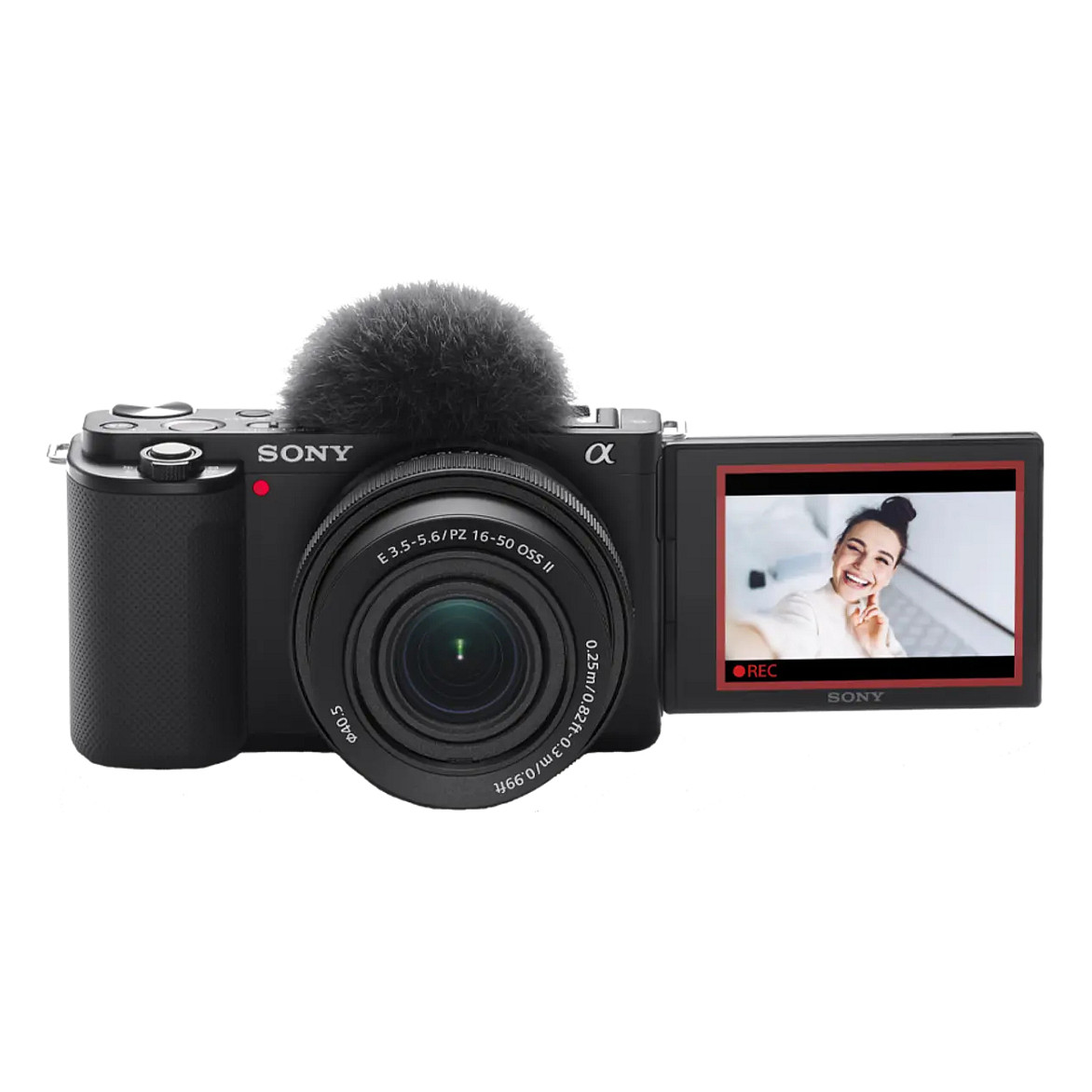 Kamerë digjitale Sony ZV-E10 / APS-C / 24.2MP / 4K / 16-50mm F3.5-5.6 OSS II / 3" Touchscreen - Zezë - 5
