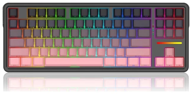 Tastierë Gaming Redragon K728SP-RGB-PRO Antonium PRO / Wired & Wireless / US Language – Zezë / Rozë - 2