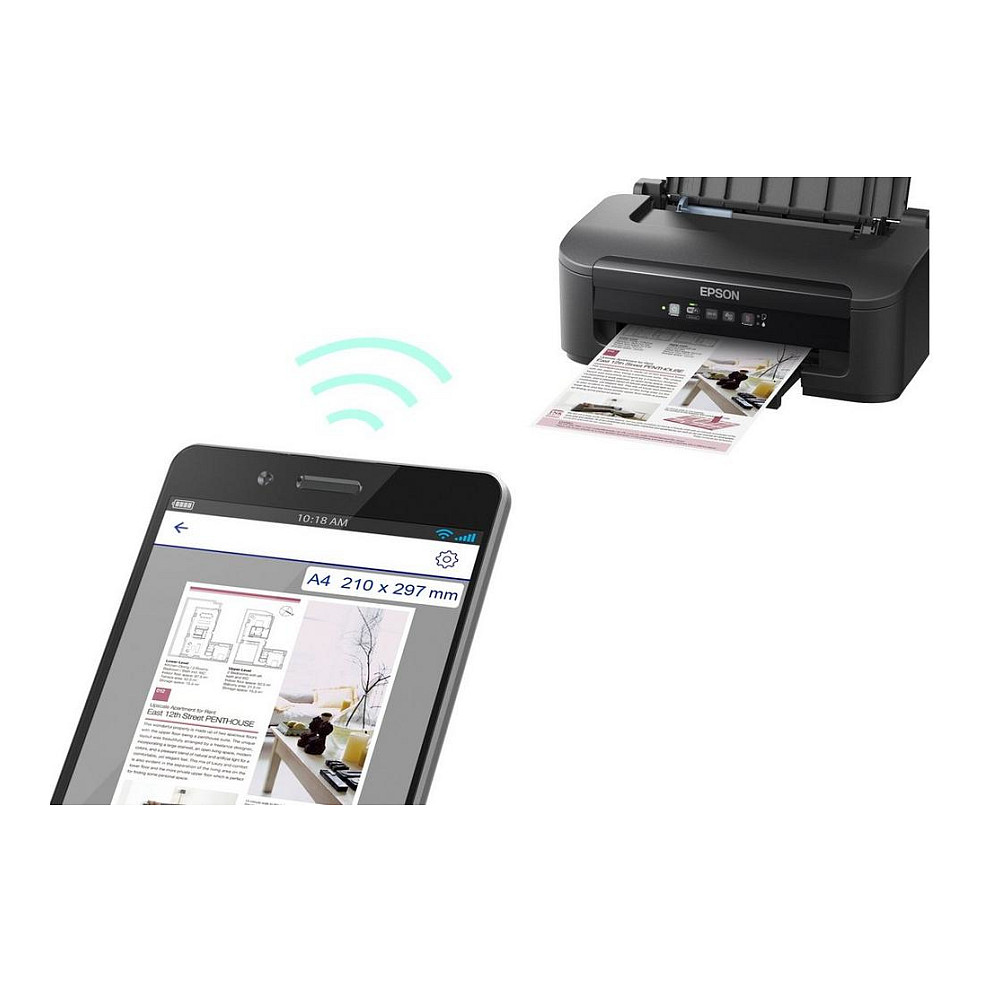 Printer Inkjet Epson WorkForce WF-2110W / A4 / WiFi - Zezë - 6