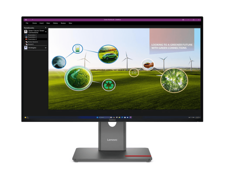 Monitor Lenovo ThinkVision P27Q-40, 27", QHD IPS, 120Hz, 4ms, HDMI+DP+USB-C+USB - Zezë