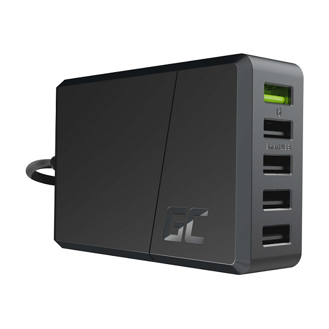 Adapter Green Cell CHARGC05 / 52W / 5x USB-A / Quick Charge 3.0 - Zezë