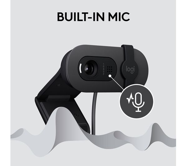 Webcam Logitech BRIO 100 1920×1080 Graphite 5
