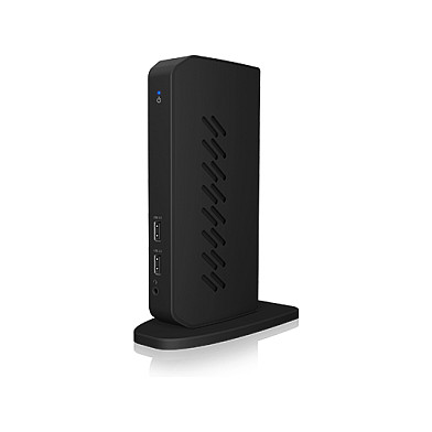 Docking Station ICY BOX IB-DK2252AC / USB-C & USB 3.0 / 2x HDMI + 2x DP / 6x USB / LAN / Audio / PD - Zezë - 3