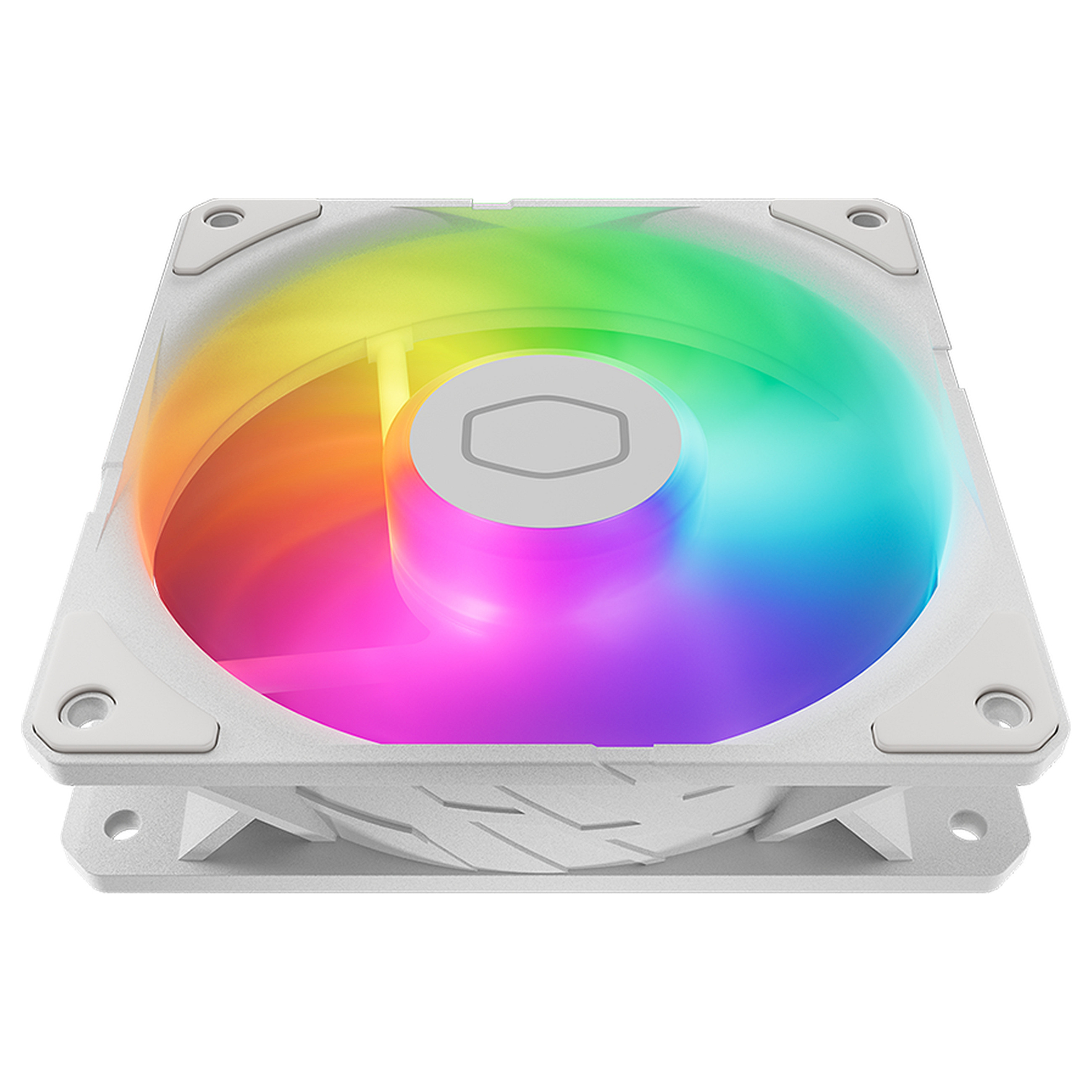 Ftohës për Kasë Cooler Master SickleFlow Edge / 120mm / 690-2500 RPM / ARGB / PWM – Bardhë - 3