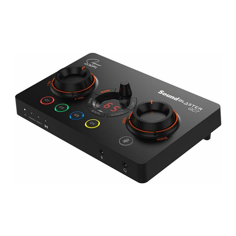 Kartë e Zërimit Creative Sound Blaster GC7, 7.1 Kanale, 24-bit, USB, Për Gaming - Zezë - 2