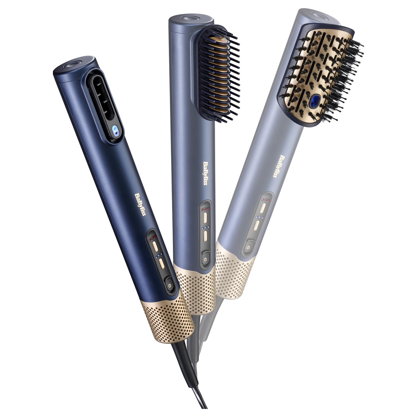 Stilues për flokë BaByliss Air Power Air Wand AS6550E / 3-në-1 / Digital Motor / Ceramic / Ionic / 1600 W - Blu  - 1
