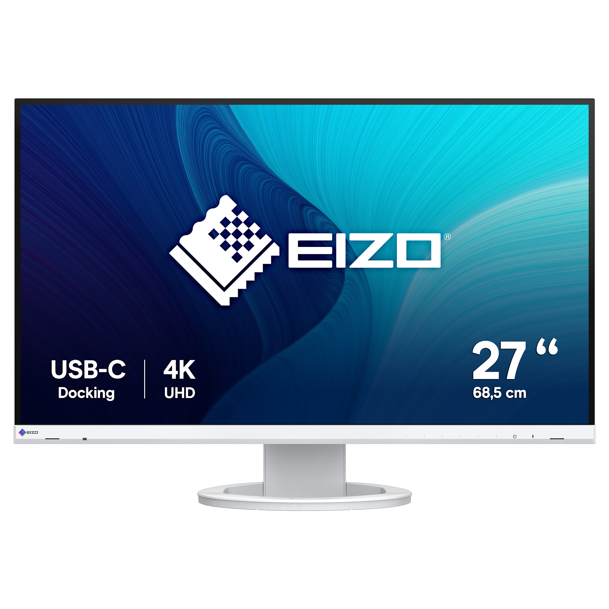 Monitor EV2740S-WT / 27" / 4K Ultra HD IPS / LCD / 60 Hz / 6 ms / HDMI+USB+DP+HDCP - Bardhë - 1