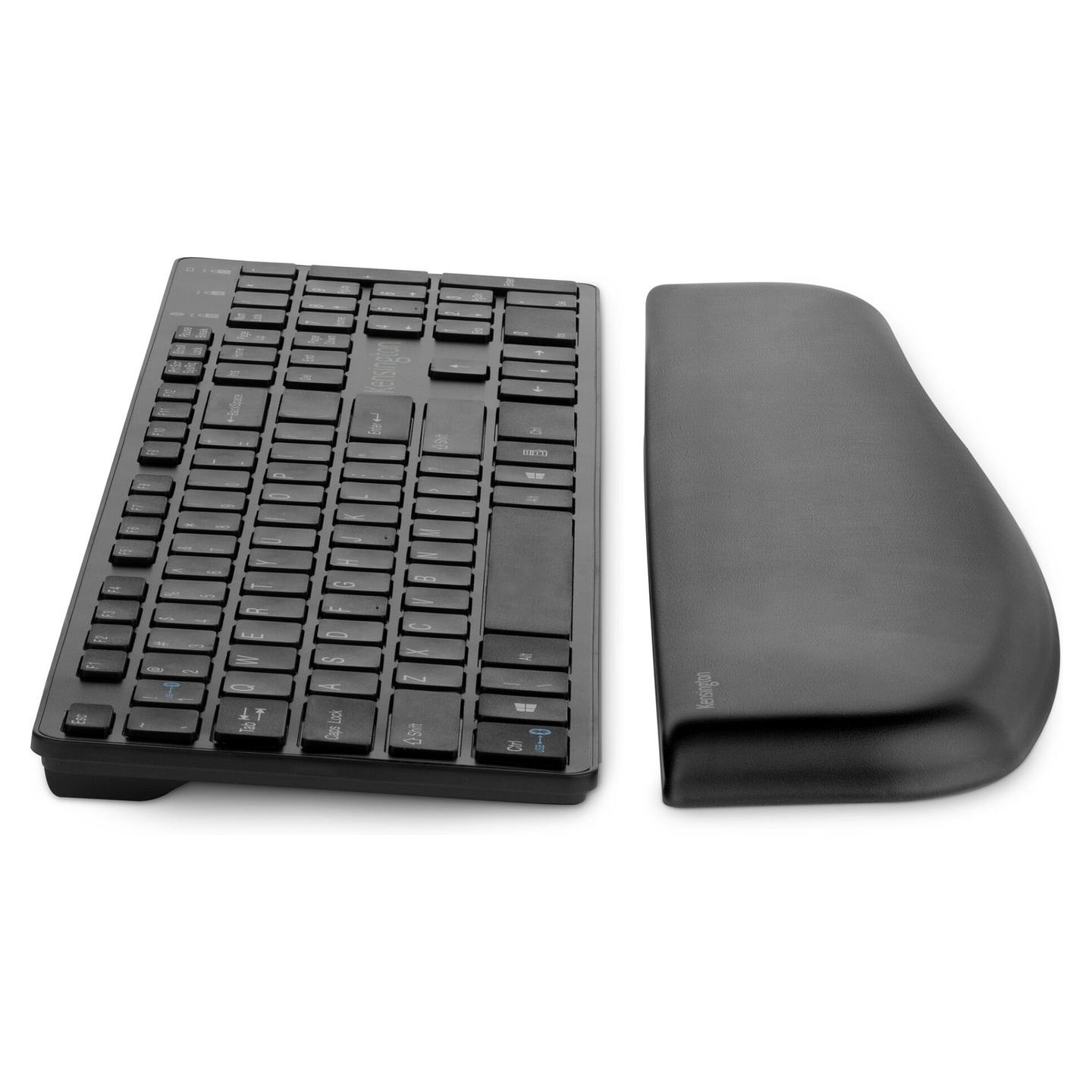 Mbështetëse për Kyçin e Dorës Kensington ErgoSoft për Tastierë Standarde, Gel, 445 × 101 × 15 mm – Zezë - 6