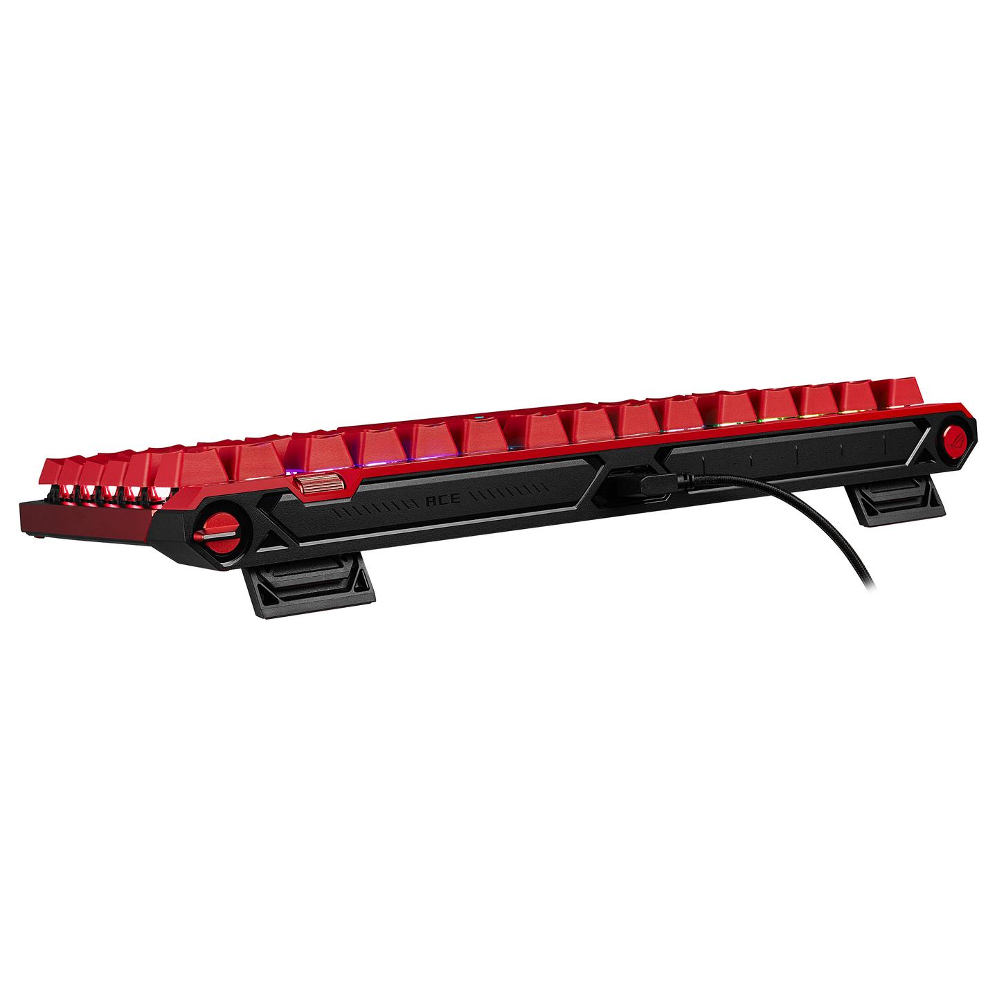 Tastierë Gaming ASUS ROG Falchion Ace 75 HE / Magnetic HFX V2 / 75% / Wired / USB-C / RGB - Kuqe - 6