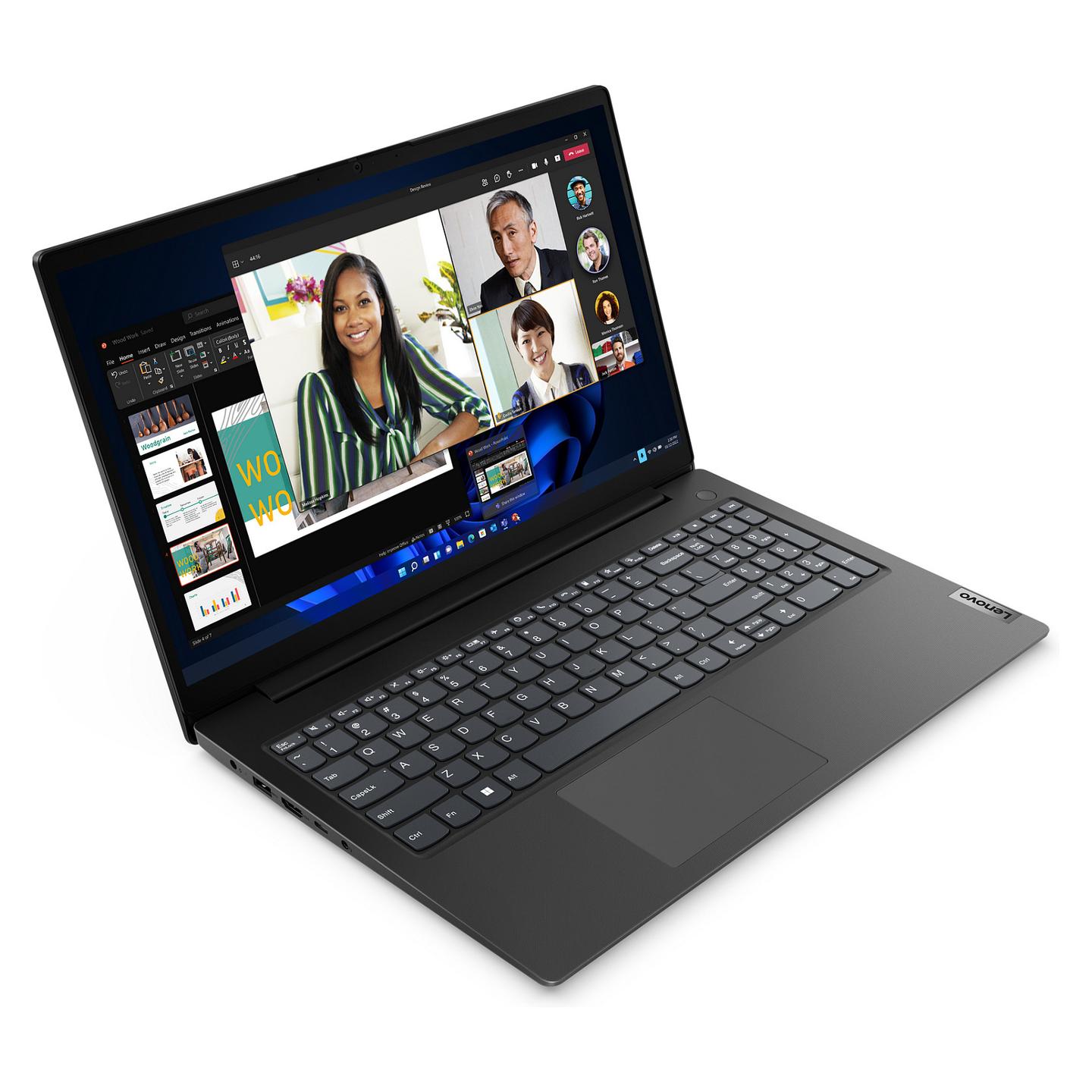 Laptop Lenovo V15 G4 AMN 82YU, Ryzen 5 7520U, 16GB LPDDR5, 512GB, 15.6" FHD TN, AMD Radeon 610M - Zezë - 2