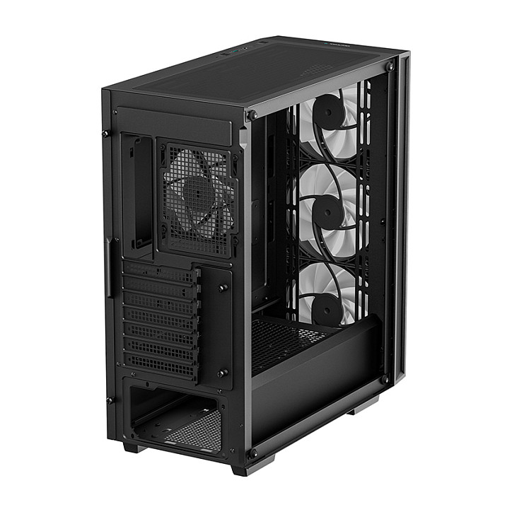 Kasë PC DeepCool MATREXX55 V4 C / Mid Tower / ATX / 3x 140mm + 1x 120mm ARGB Fan / Tempered Glass / Mesh / 360mm Radiator - Zezë - 6