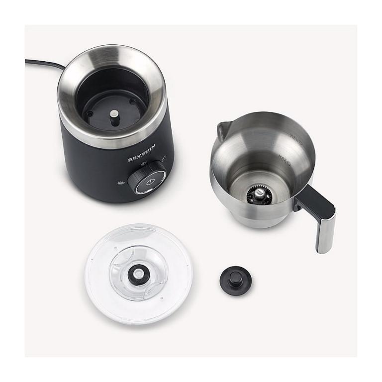 Shkumues dhe Ngrohës Qumështi Severin SM 3585, 0.5L, 500W, Induksion, 3 Programe, Funksion për Çokollatë – Zezë, Argjend - 6