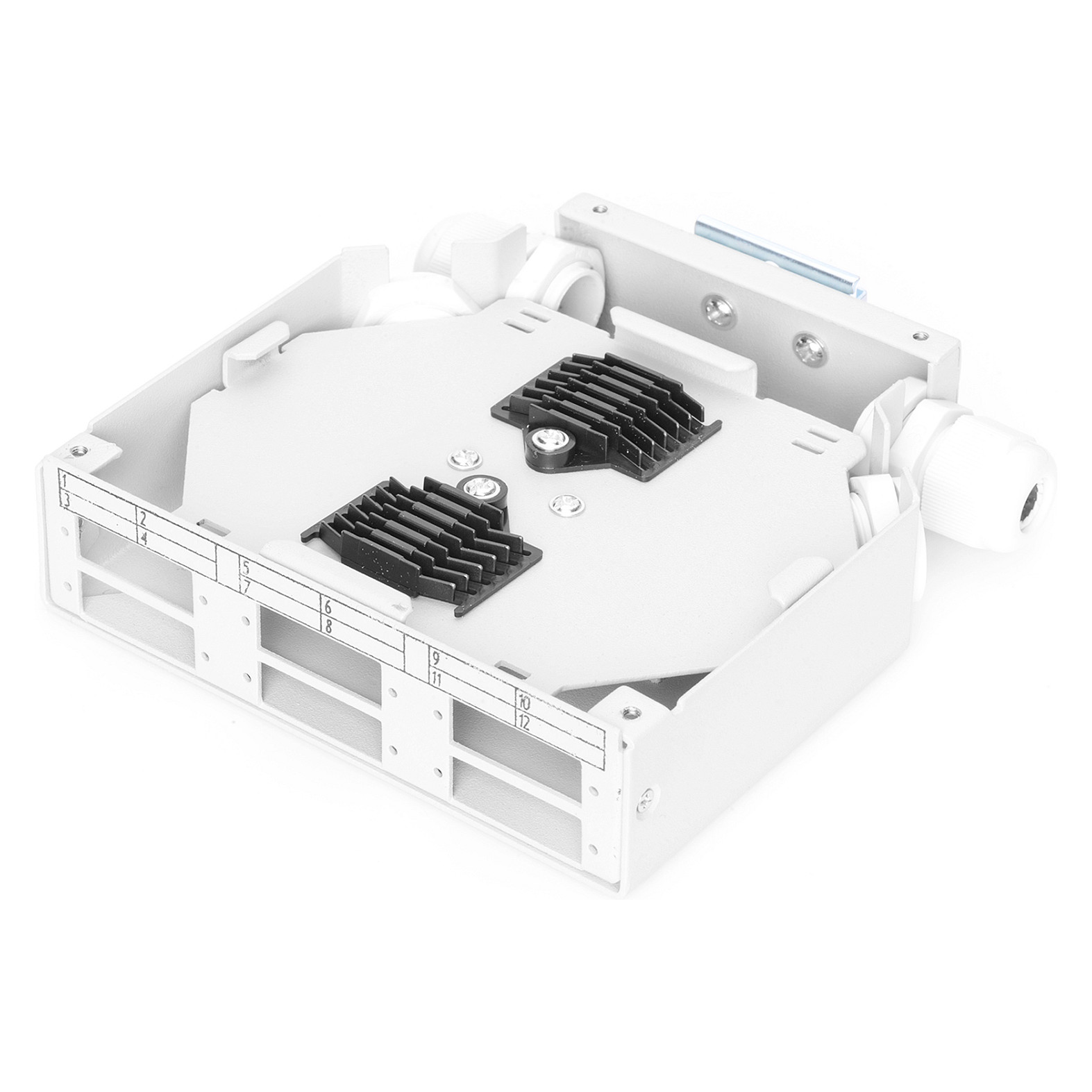 Aksesorë për Rrjet DIGITUS LWL DIN Rail Fiber Optic Distribution - 6