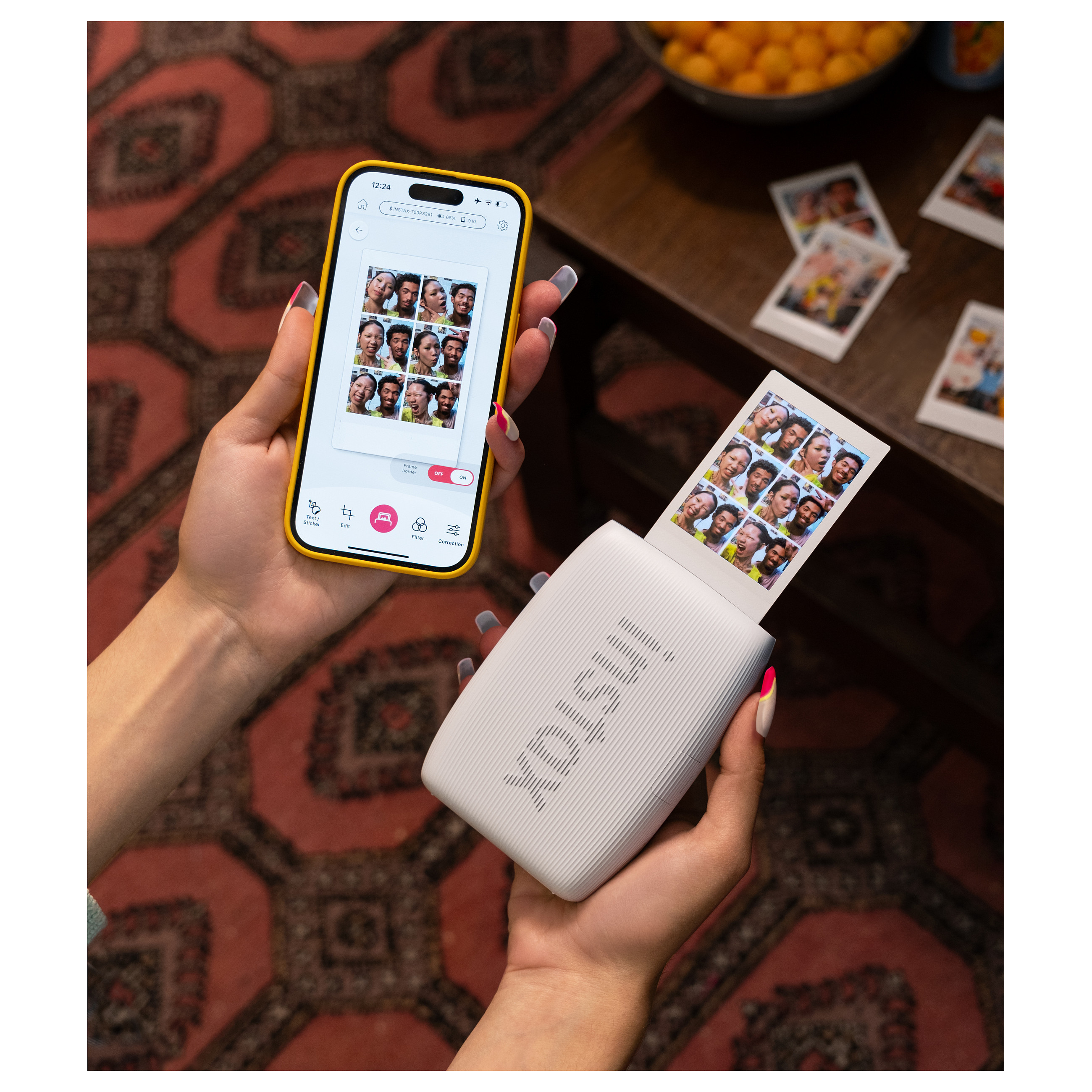 Printer për Foto Fujifilm Instax Mini Link 3 EX‑D – Rozë - 10