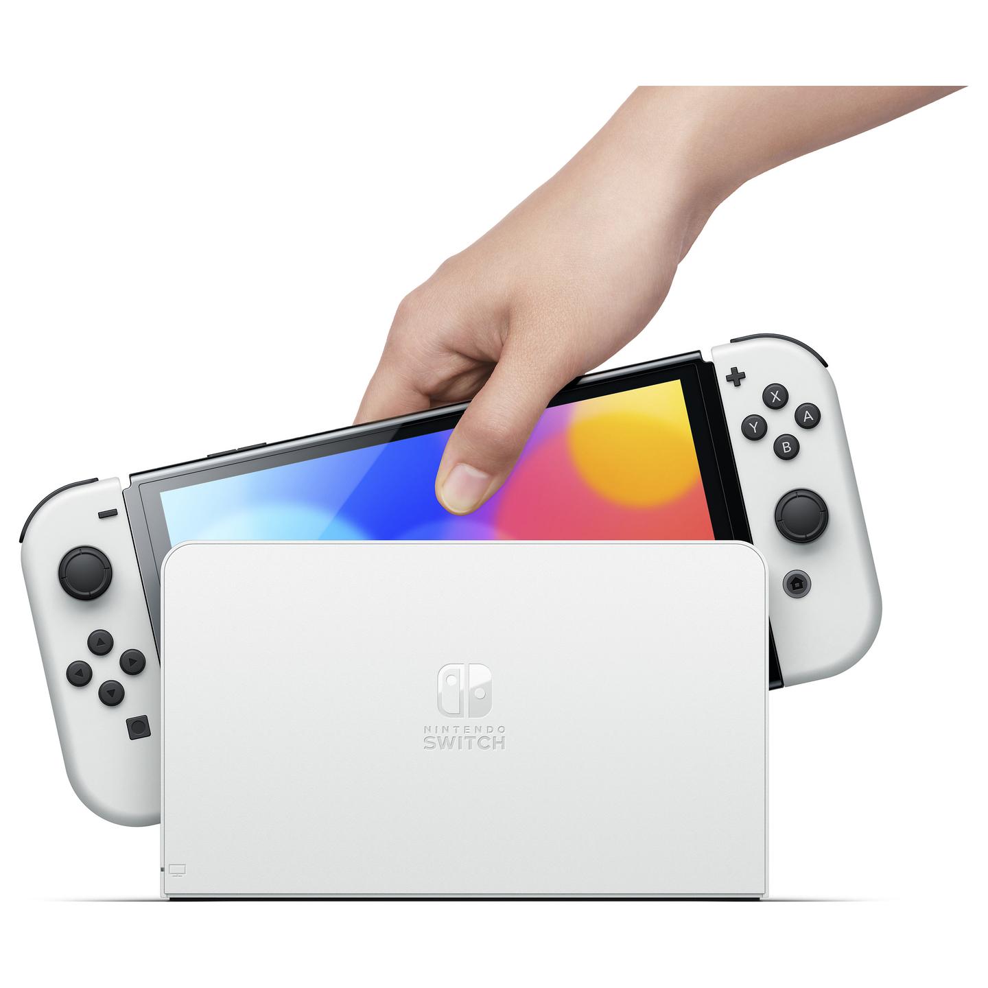Konzolë Nintendo Switch OLED / 7" OLED / 64GB / Wi-Fi & Bluetooth / Joy-Con – Bardhë - 11