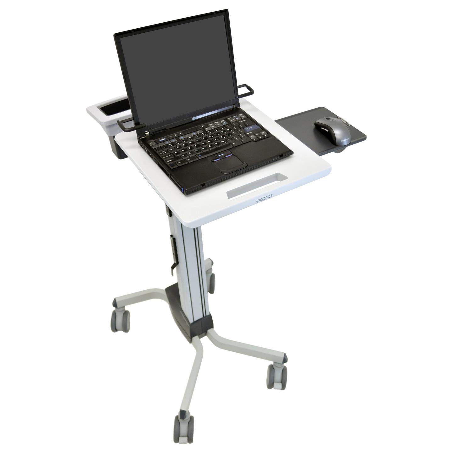 Karrocë për Laptop Ergotron Neo-Flex 24-205-214 / 12"-17.3" / 6.8kg / Rregullim Lartësie 68-118cm / 4 Rrota / 2 me Frenim - Gri