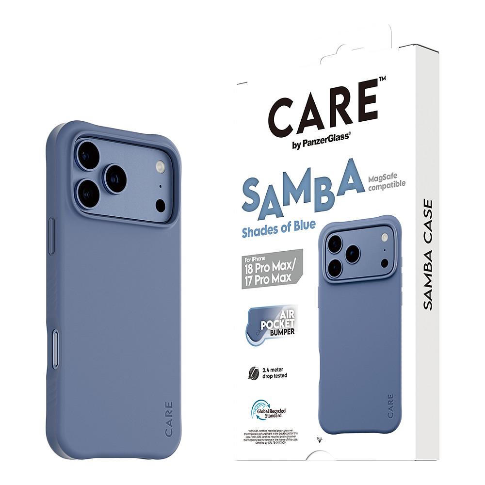 Case për Telefon PanzerGlass CARE Samba, iPhone 17 Pro Max/18 Pro Max, MagSafe - Blu - 6