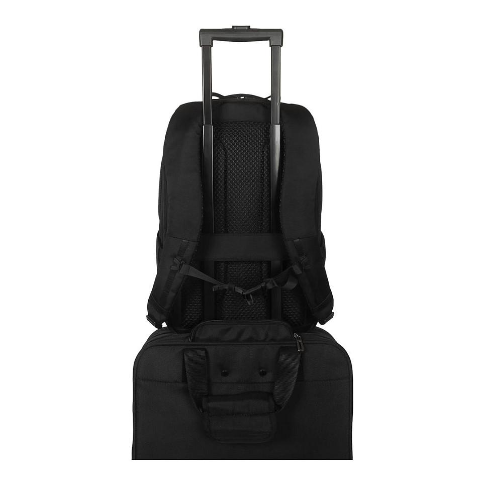 Çantë për Laptop Targus HYPER HyperPack HP21PBKGL, deri 16", 21L, 1200D RPET, 3 Ndarje, Rrip për Valixhe - Zezë - 11