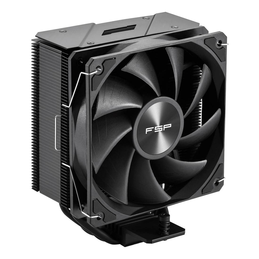 Ftohës për Procesor FSP NP5-B / Air Cooler / 120mm / 800-1600 RPM / 4x Heat Pipe / 200W - Zezë