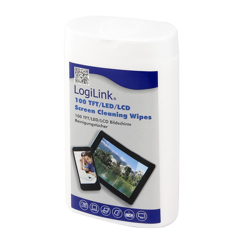 Peceta Pastrimi për Ekran LogiLink RP0010 , TFT, LCD, Plasma , 100 copë