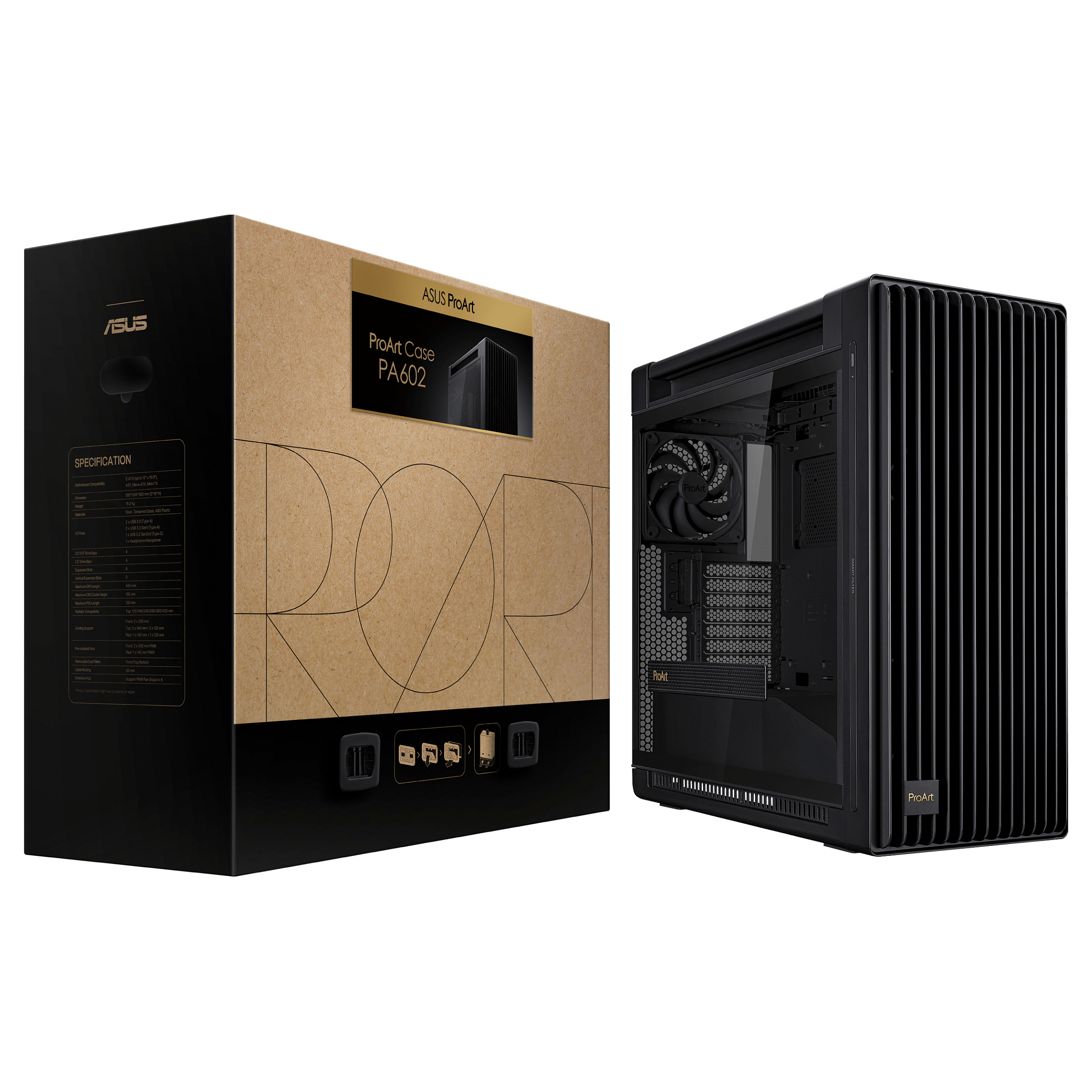 Kasë Asus ProArt PA602 -Zezë - 18