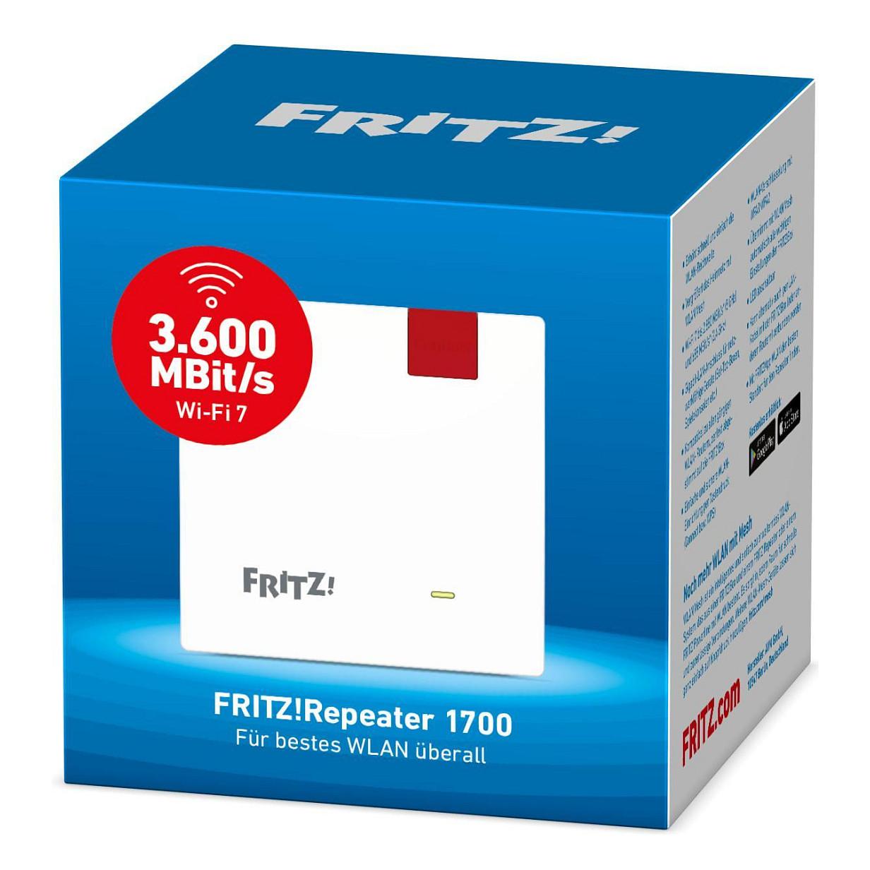 Ruter FRITZ! Mesh Set 1700, Mesh Wi-Fi 7, Dual-Band, deri në 3600Mbps, 2-Pack - Bardhë - 6