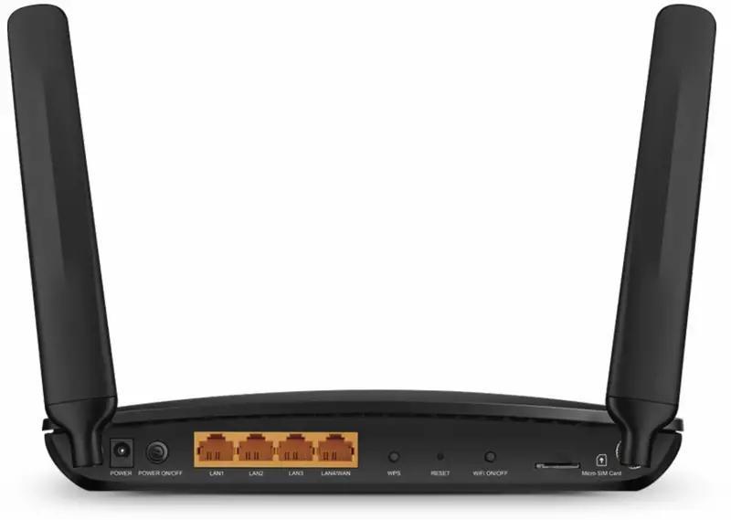 TP-Link Archer MR600 4G+ Cat6 AC1200 Router – Wi-Fi 5 Dual-Band 2.4GHz + 5GHz, 300Mbps + 867Mbps, 4× Gigabit Ethernet, Nano SIM, OneMesh – Zezë - 3