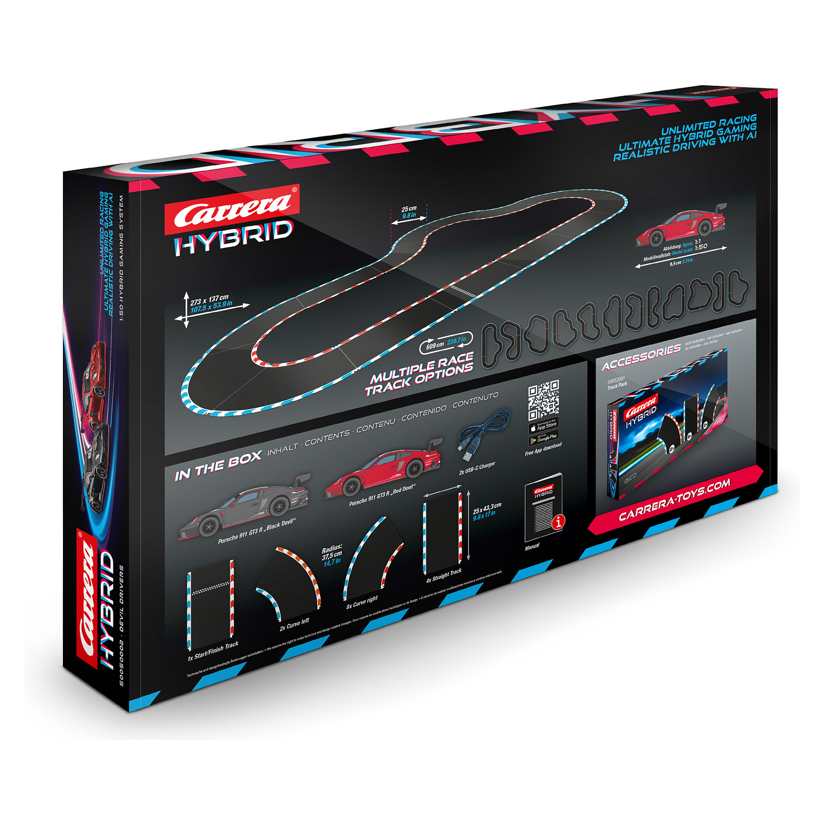 Lodër Carrera - Hybrid Racing Sets - Devil Drivers - 2