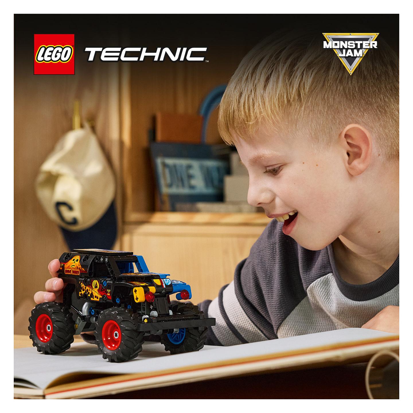 LEGO Technic Monster Jam Grave Digger Fire and Ice 42219 - 26