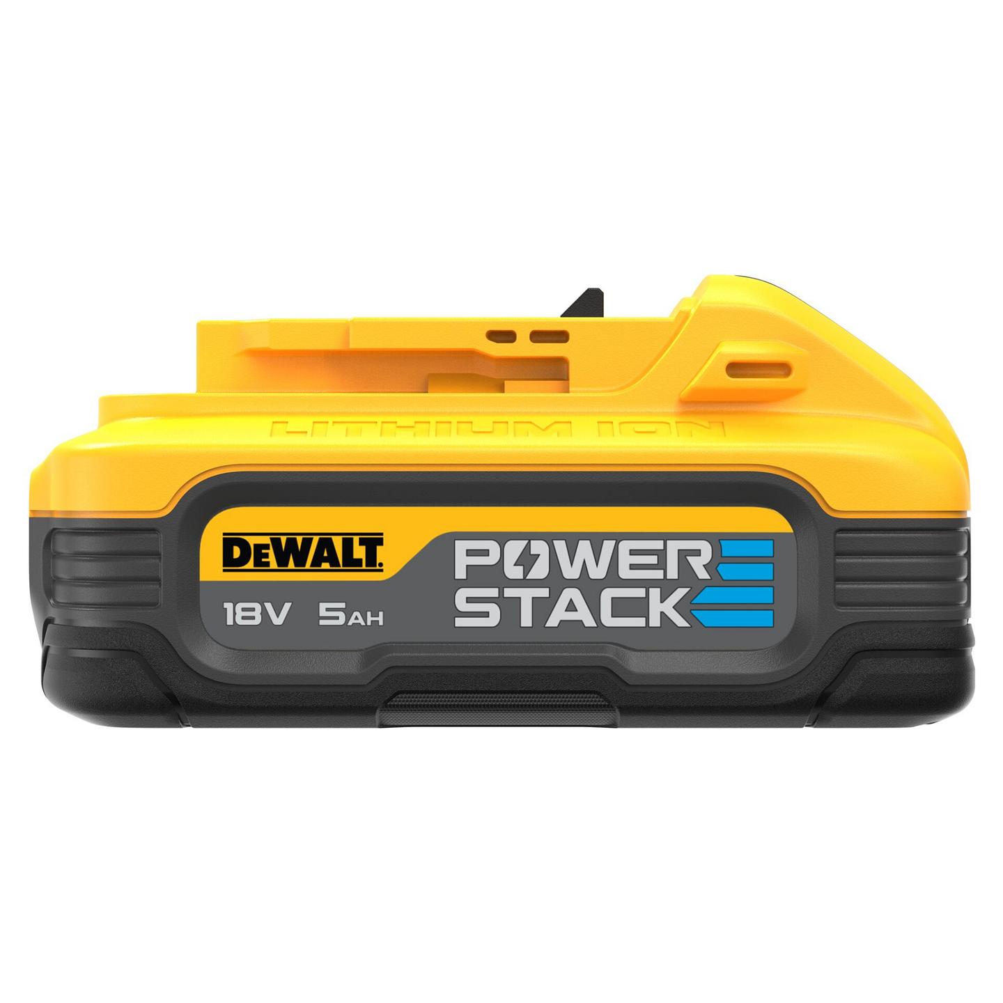 Set Bateri DeWALT DCBP518H2-XJ XR POWERSTACK, 18V, 2×5Ah, Li-Ion - Verdhë/Zezë - 7