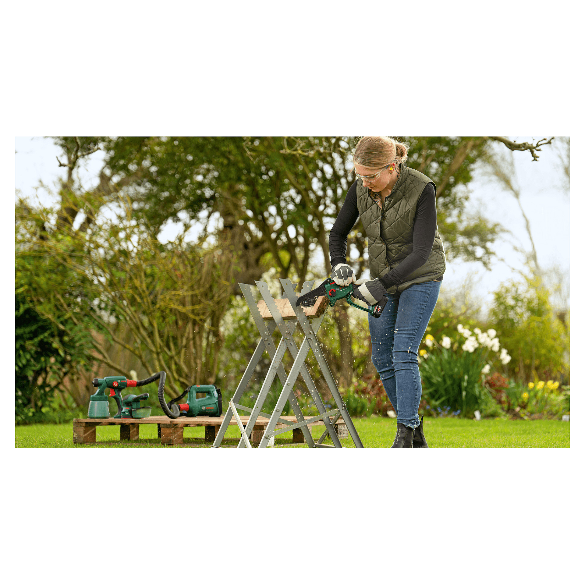 Bosch EasyChain 18V-15-7 Akku-Baumsäge - 4