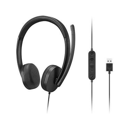 Kufje me kabllo Lenovo USB-A Wired Stereo Headset Gen 2 – Zezë - 2