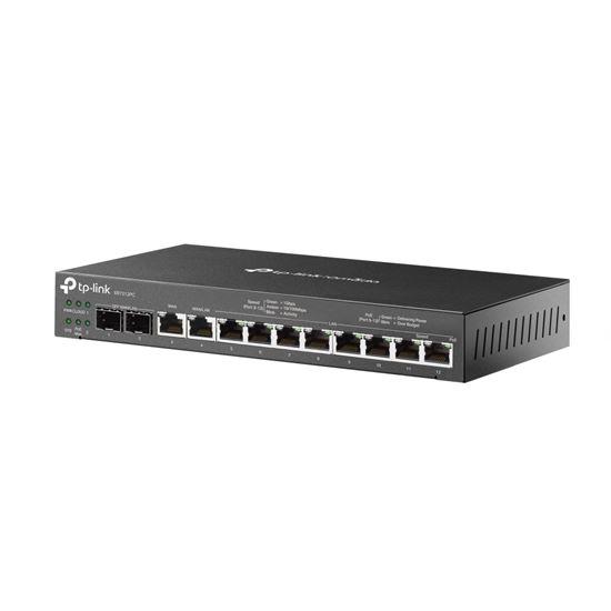 TP-Link ER7212PC Omada 3-in-1 VPN Gateway 12x Gigabit 8x PoE+ 110W Dual-Core – Zezë - 3