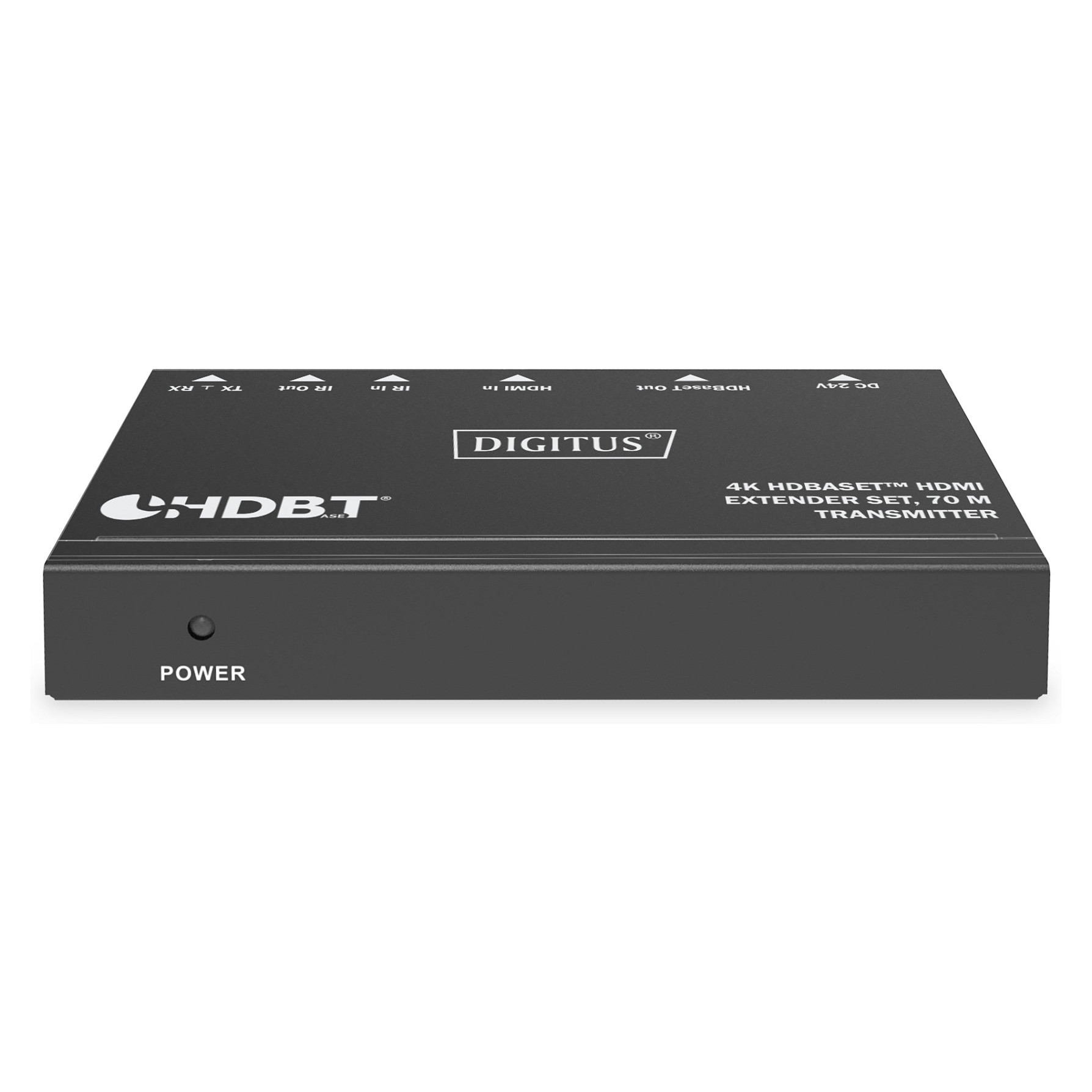 Kabllo HDMI DIGITUS 4K HDBaseT HDMI Extender Set 70m / për transmetim profesional AV në distancë - 4