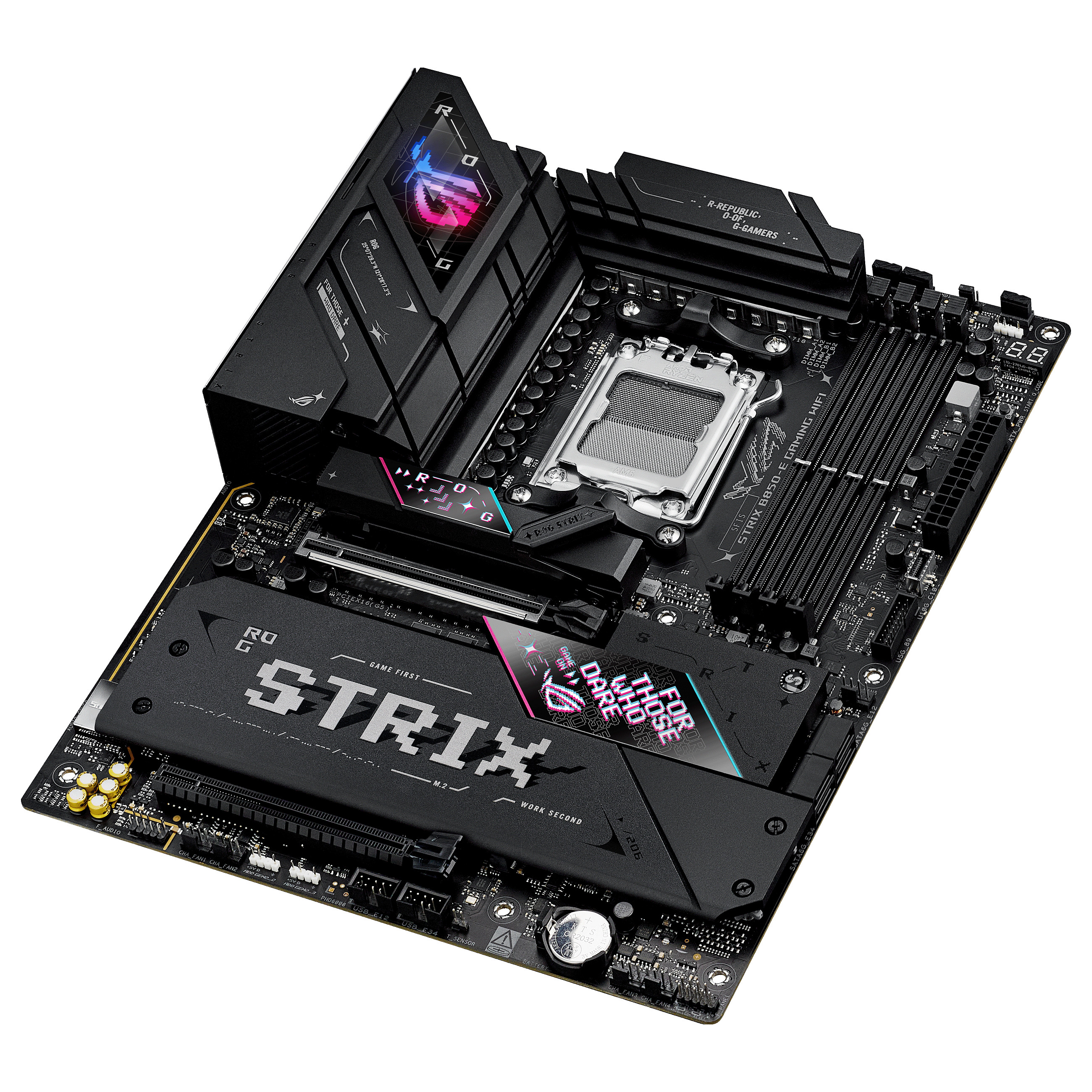 Pllakë Amë AMD AM5 ASUS ROG STRIX B850-E Gaming WIFI / DDR5 / HDMI+DP - 15