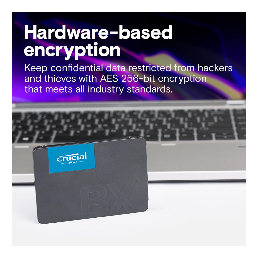 SSD e Brendshme Crucial BX500 / 4TB / 2.5" / SATA 6Gb/s / 540MB/s Read / 500MB/s Write - Zezë - 5