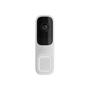 Kamerë Sigurie IP CCTV AJAX DoorBell, 4MP, 2K, HDR, 155°, PIR, AI, IR 6m, Wi-Fi - Bardhë